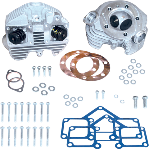 S&S Cycle Super Stock® Single Plug Band Style Cylinder Head Kit for Big Twin - Part 90-1498
