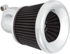 Arlen Ness Velocity 90° Air Cleaner Kit - Chrome 600-033