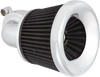 Arlen Ness Velocity 90° Air Cleaner Kit – Chrome, Part 600-031