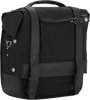 Burly Brand B15-1000B Detachable Saddlebag in Black with Leather Paneling and Quick-Release System