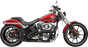 Bassani Xhaust 1SD1FB Radial Sweepers Black Stepped Exhaust System