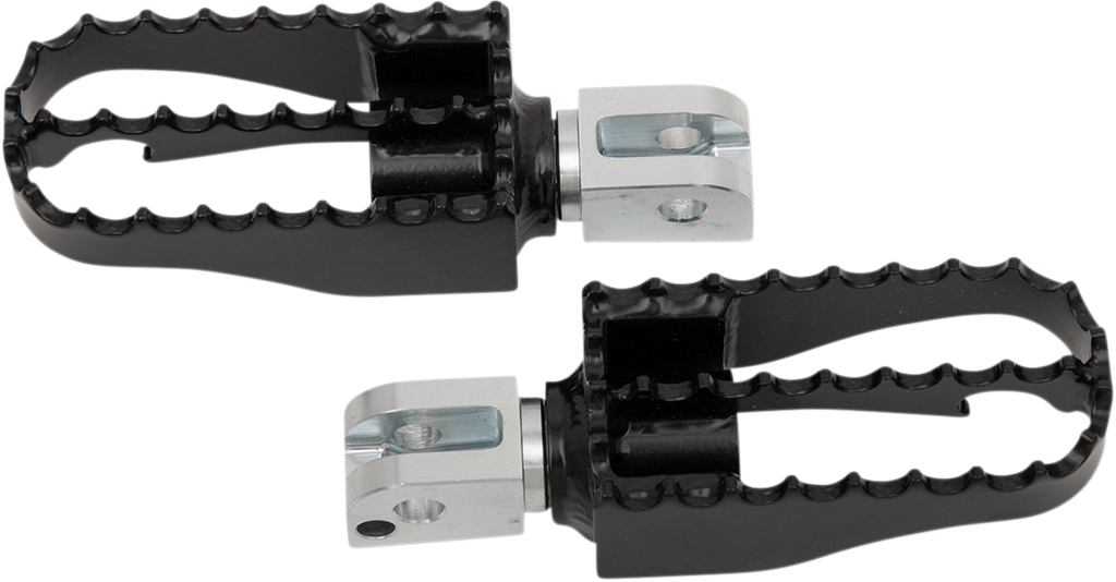 BURLY BRAND MX Foot Pegs - Passenger Black/Chrome B13-1008B