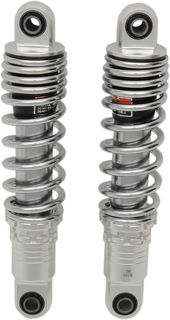 Drag Specialties C16-0153A Premium Ride-Height Adjustable Shocks - 12 Inch - Chrome