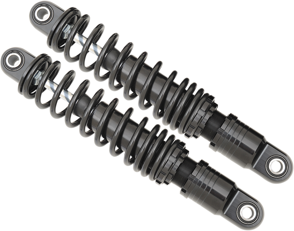 DRAG SPECIALTIES SHOCKS Premium Ride-Height Adjustable Motorcycle Shocks - 12 Inch - Black C16-0162AB