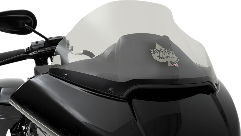 Klock Werks Sport Flare Windshield Dark Smoke for 2015–2025 FLTR Models, KWW-01-0317