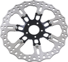 Arlen Ness 14-Inch Black Front Rotor for 7 Valve Models - Part #33-10301-203
