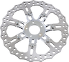 ARLEN NESS 14-Inch Front Rotor with Chrome Finish for 7 Valve Models – Part 33-10302-203
