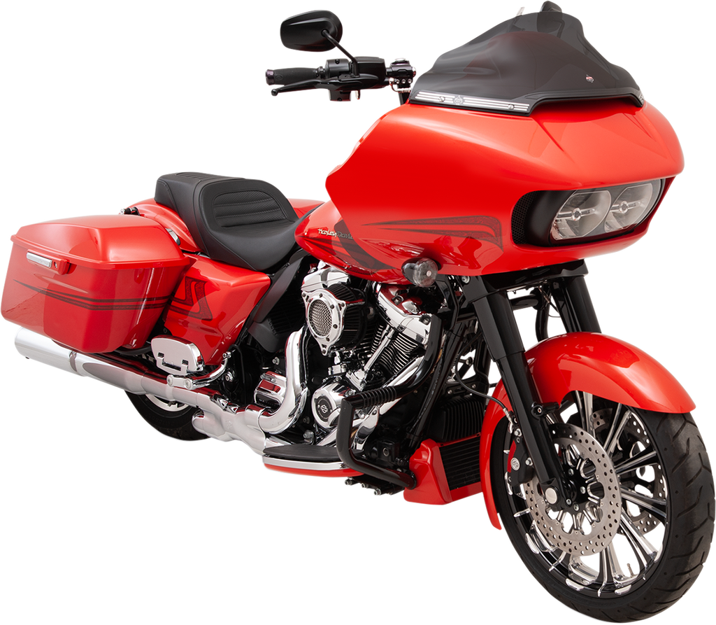 Klock Werks Sport Flare Windshield, Dark Smoke, 2015-2025 FLTR, KWW-01-0326