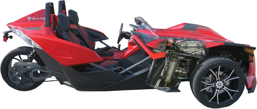 Bassani Xhaust 6S17 Performance Slip-On Muffler for Polaris Slingshot, Stainless Steel