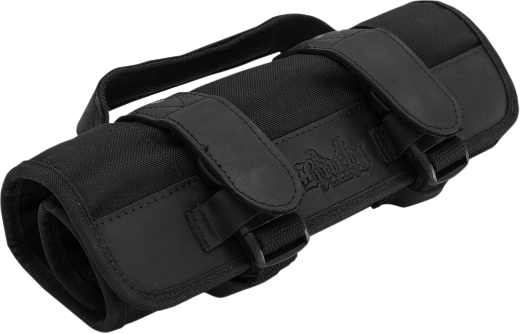 BURLY BRAND Tool Roll B15-1030B with Leather Straps and Adjustable Mounting System