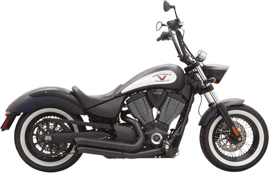 BASSANI XHAUST Pro-Street Exhaust Black - Turnout 6V23DB