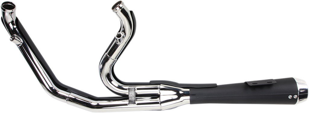 BASSANI XHAUST Road Rage Exhaust - Black Short Slip-On for Harley-Davidson FXD 2006-2017 (Part #13122J)
