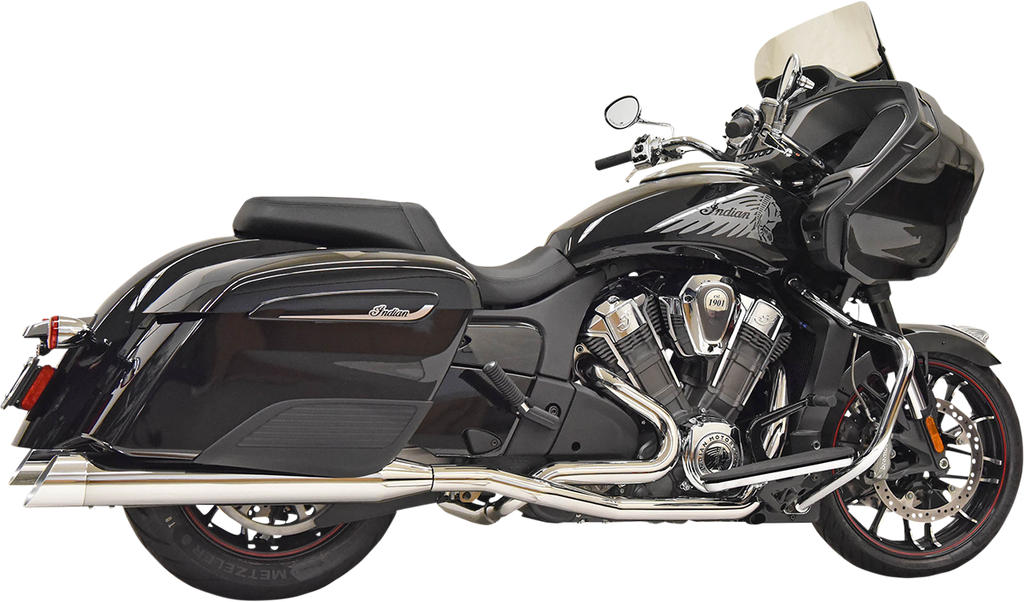Bassani Xhaust Dual Challenger Chrome Exhaust System, Part Number 8H16S