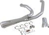 BASSANI XHAUST Short 2:1 Exhaust for FL - Chrome (Part #1F42R)