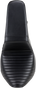 LE PERA Kickflip Seat - Pleated Black for Harley FX/FL 2018-2023, Part LY-590PT
