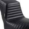 LE PERA Kickflip Seat - Pleated Black Softail 2018-2023 LYF-590PT