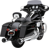 COBRA Race Pro Mufflers for '95-'16 Bagger - Chrome 6218 - Team Dream Rides