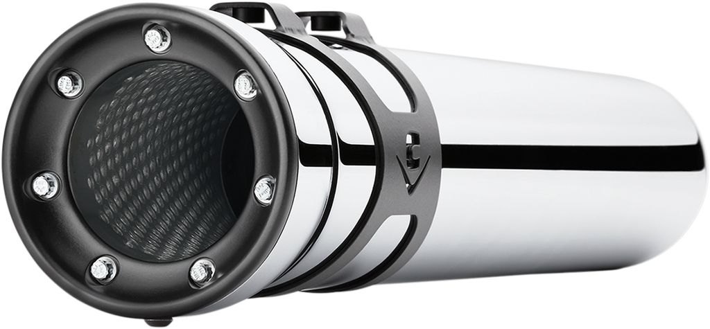 COBRA Race Pro Mufflers for '95-'16 Bagger - Chrome 6218 - Team Dream Rides