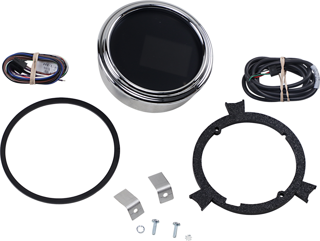 Dakota Digital MLX-2004 Tank Speedometer for Harley Davidson '04-'13 with Chrome Bezel - 4.5 Inch Display