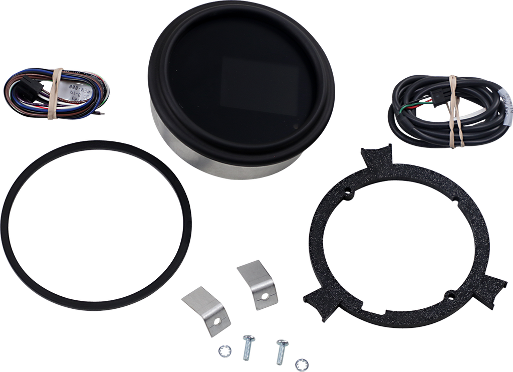 Dakota Digital MLX-2004-K Tank Speedometer for Harley Davidson 2004-2013 with Black Bezel, 4.5 inch Display