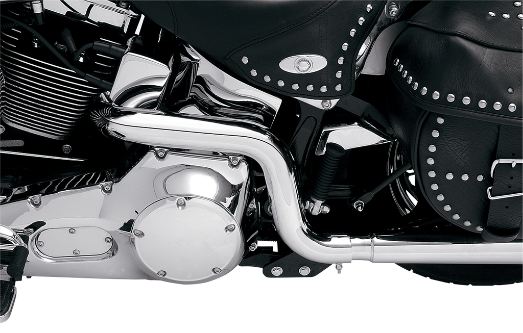 BASSANI XHAUST Power Curve True-Dual Crossover Header Pipes for 1986-2006 Softail models, Part SFT-211