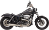 BASSANI XHAUST Road Rage 3 Exhaust for Harley-Davidson Dyna '91-'17, Stainless Steel Model 1D1SS