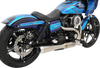 BASSANI XHAUST Road Rage 3 Exhaust for Harley-Davidson Dyna '91-'17, Stainless Steel Model 1D1SS