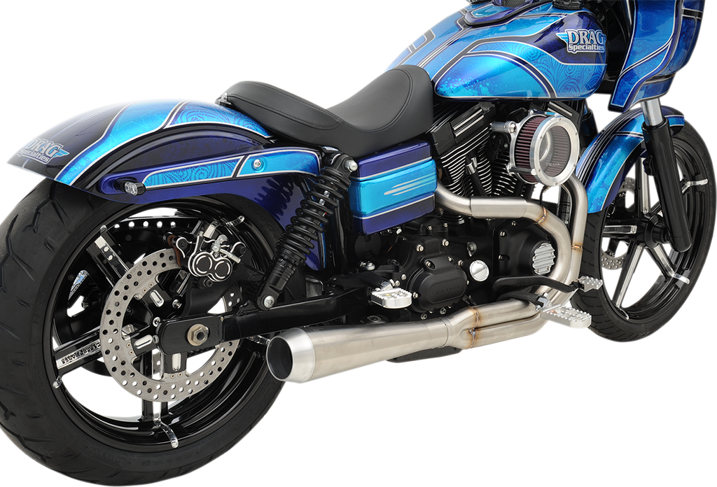 BASSANI XHAUST Road Rage 3 Exhaust for Harley-Davidson Dyna '91-'17, Stainless Steel Model 1D1SS