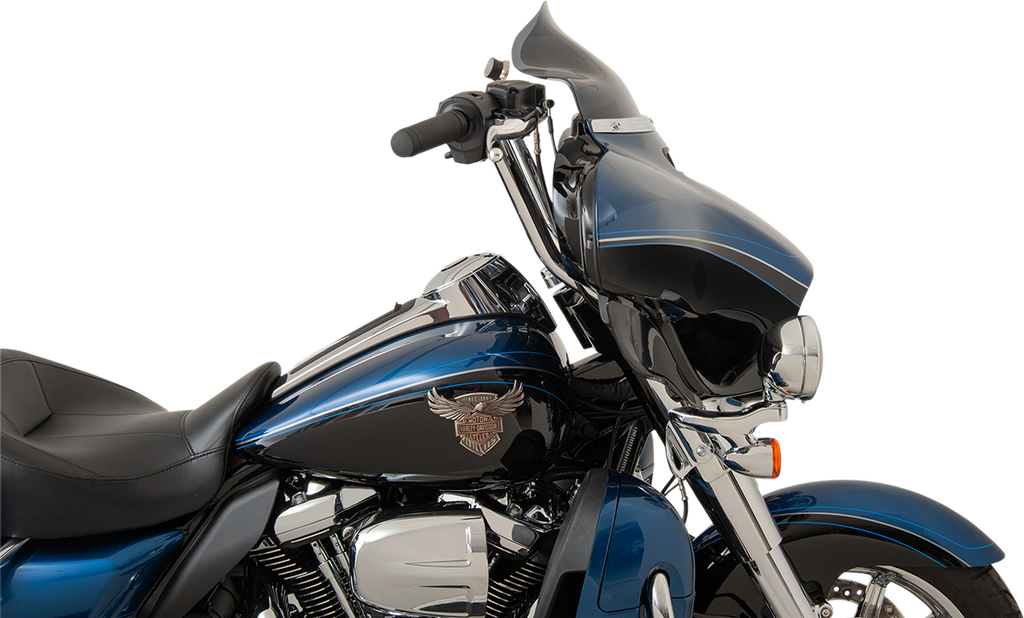 Klock Werks Flare Windshield Dark Smoke for 2014-2025 FLH, KWW-01-0210-2014