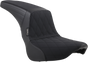 LePera Kickflip Seat - Diamond with Gripp Tape for Harley FXBB/FLSL 2018-2023, Black (Part Number LY-590DMGP)