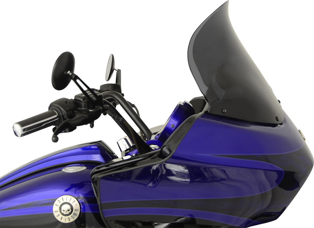 Klock Werks Pro-Touring Flare Windshield, Dark Smoke, 1998-2013 FLTR, KWW-01-0257