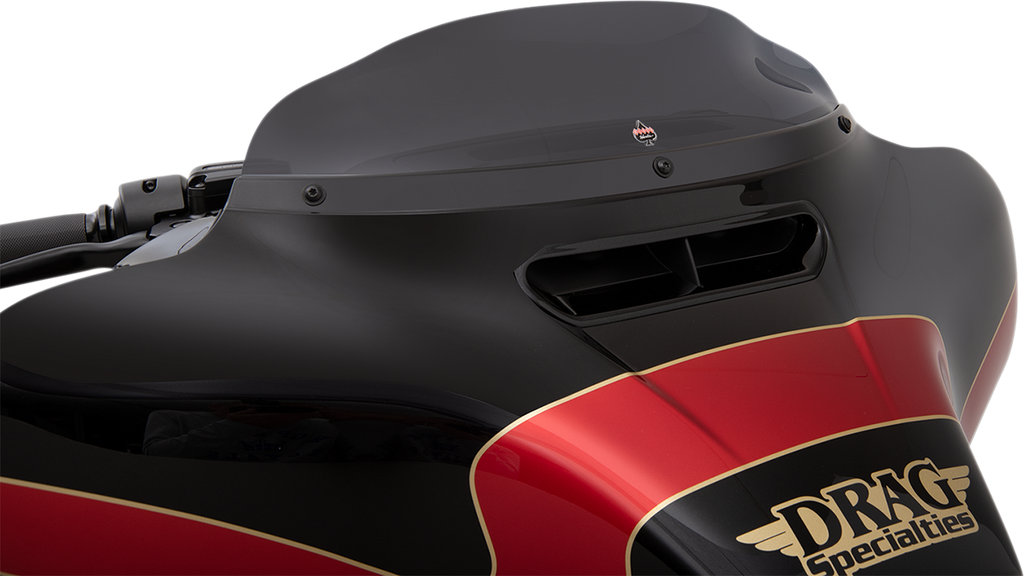 Klock Werks Flare Windshield 4-Inch Dark Smoke for 2014-2025 FLH, KWW-01-0405