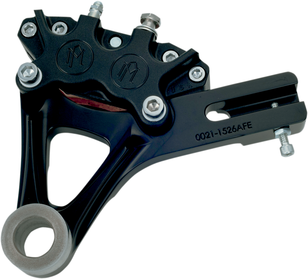 PERFORMANCE MACHINE (PM) 4-Piston Caliper - Rear - Black Ops* - 08-17 FXD 1259-0052-SMB