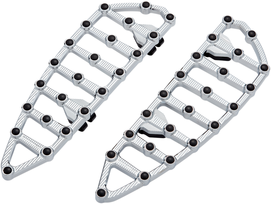 Arlen Ness MX Driver Floorboards, Chrome - Part Number 06-890