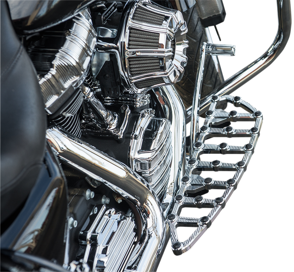 Arlen Ness MX Driver Floorboards, Chrome - Part Number 06-890