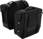 Burly Brand Throw-Over Saddlebag B15-1002B in Black for Motorcycle Touring and Commuting