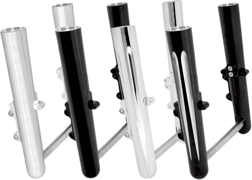 Arlen Ness Fork Legs Chrome for 2008-2013 FLT Dual Disc with Hidden Axle - Part 06-500