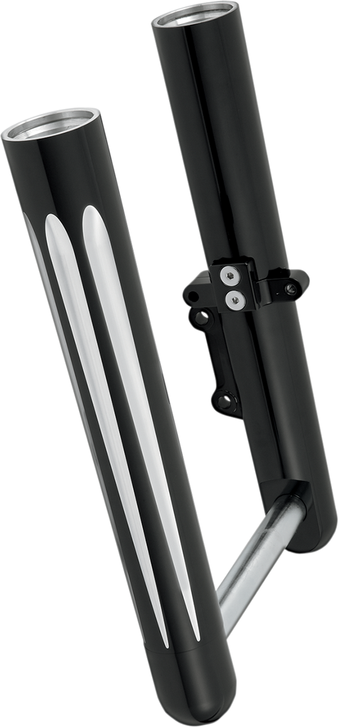 ARLEN NESS Deep Cut Black Anodized Fork Legs with Dual Disc for Touring – Part 40-512