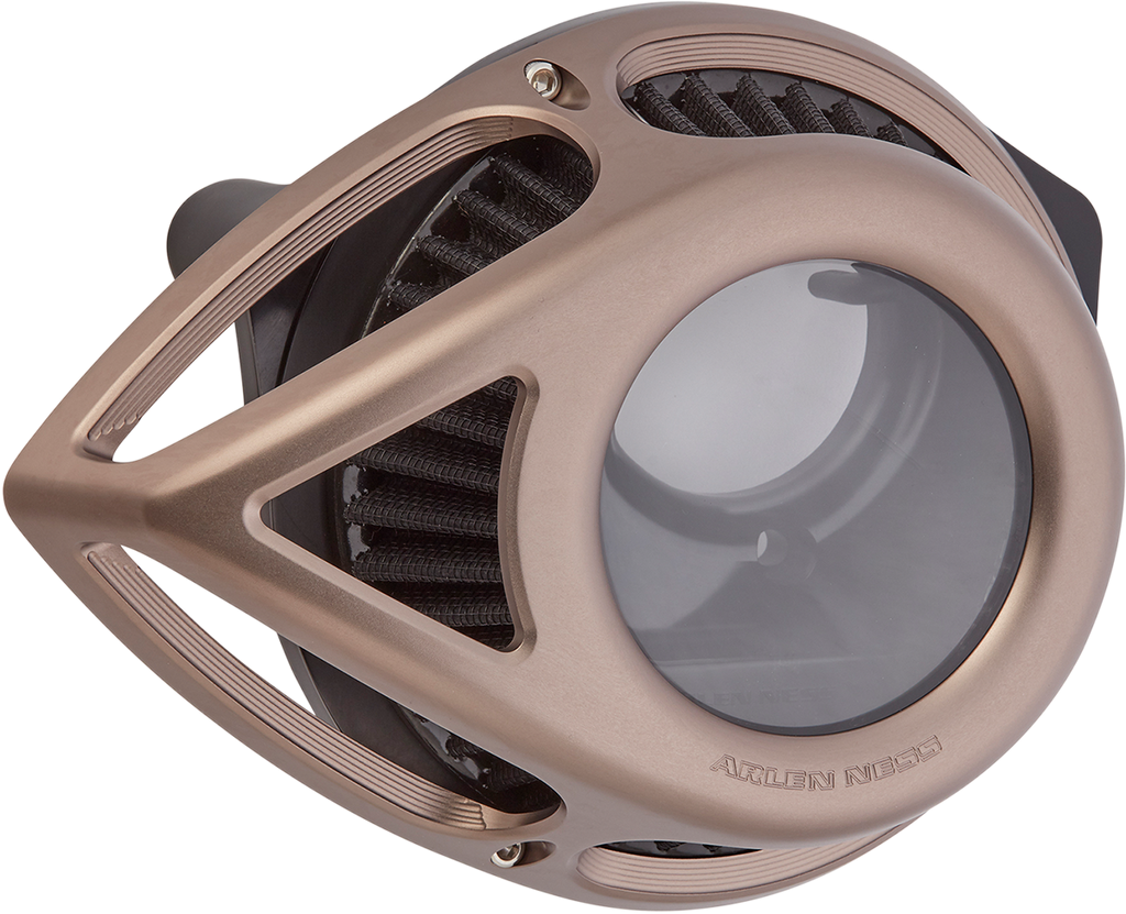 Arlen Ness Clear Tear Air Cleaner Kit - Titanium Part 600-005
