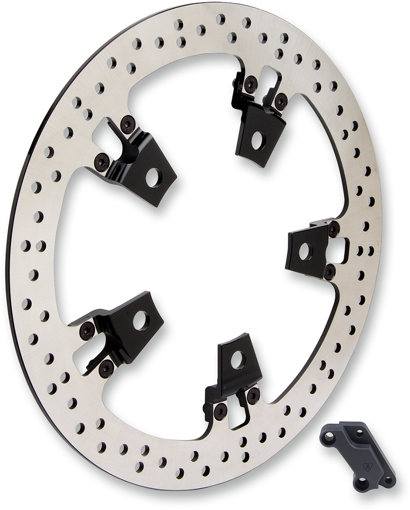Arlen Ness Big Brake Rotor 14-Inch Front Left for Touring Models (Part No. 02-962)