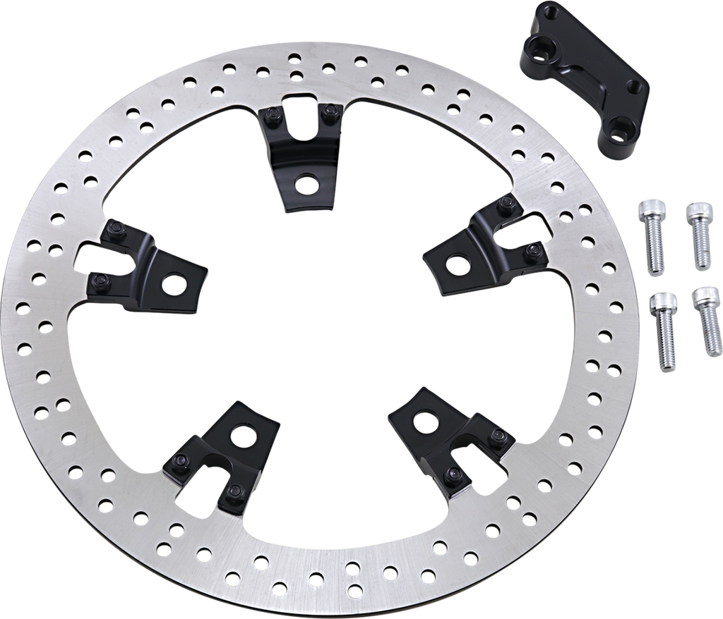 Arlen Ness Big Brake Rotor 14-Inch Front Left for Touring Models (Part No. 02-962)