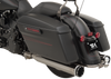 Khrome Wks 201830 2-into-2 Dominator Exhaust System for Harley FL 2009-2016 with 4-1/2 Inch Muffler