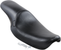LE PERA Silhouette Full-Length Seat - Smooth Black - Dyna '91-'95 L-861 - Team Dream Rides