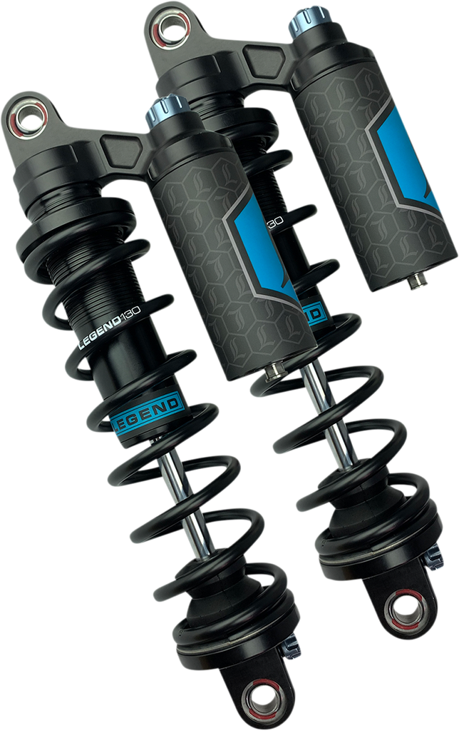 Legend Suspension Revo ARC Piggyback Shocks for FXR 1984-2000, 13-Inch Heavy Duty Black by Legend Suspension Part 1310-1899