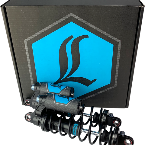 Legend Suspension Revo ARC Piggyback Shocks for FXR 1984-2000, 13-Inch Heavy Duty Black by Legend Suspension Part 1310-1899