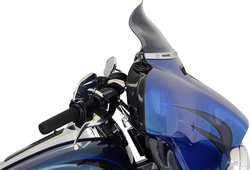 Klock Werks Flare Windshield Dark Smoke for 2014–2025 FLH, KWW-01-0199-2014