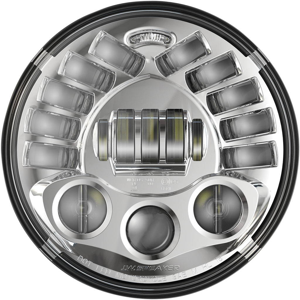 CUSTOM DYNAMICS PB-7PA-C Adaptive Headlight with Pedestal Mount in Chrome