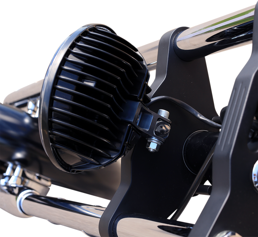 CUSTOM DYNAMICS PB-7PA-C Adaptive Headlight with Pedestal Mount in Chrome