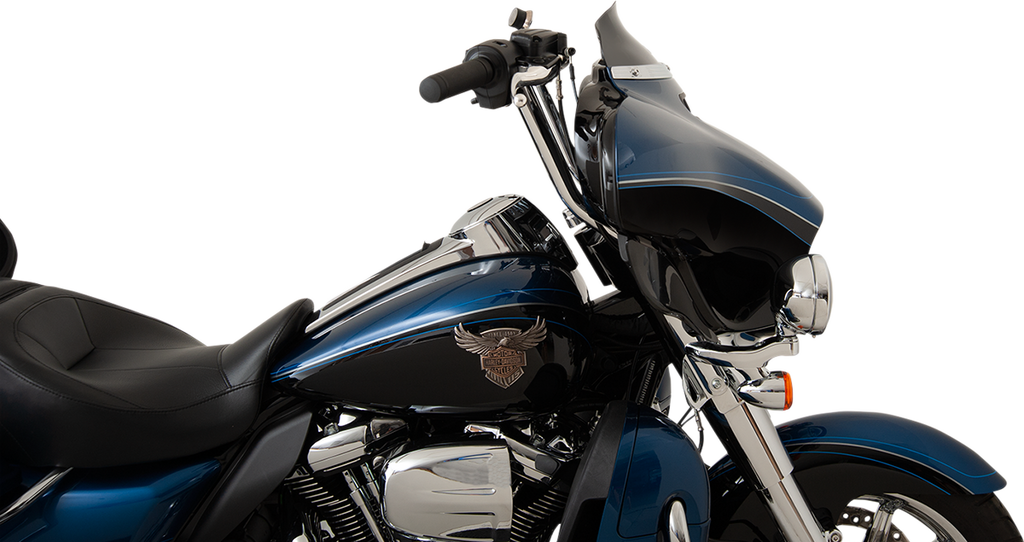 Klock Werks Flare Black Windshield for 2014–2025 FLH, KWW-01-0404