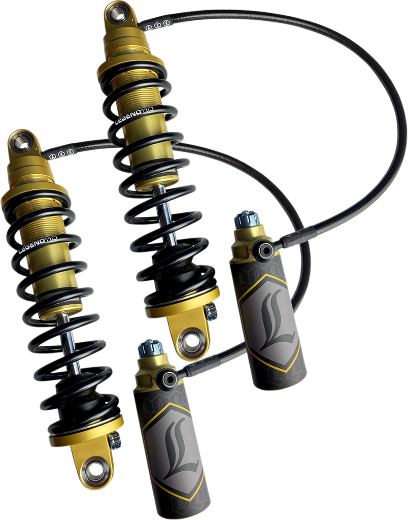 Legend Suspension Revo ARC Remote Reservoir Shocks - 13 Inch - Gold by Legend Suspension Part 1310-1906